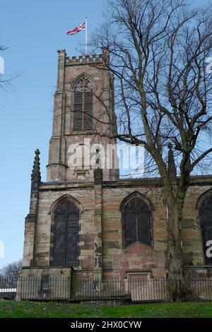 St Georges Anglican Church in Newcastle-under-Lyme Staffordshire Stockfoto