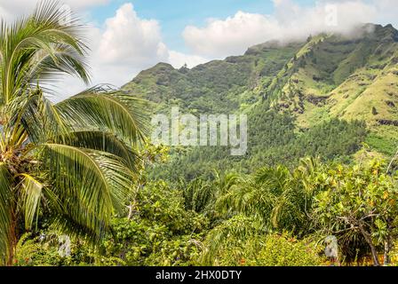 Malerische Landschaft auf der Insel Moorea, Französisch-Polynesien Stockfoto