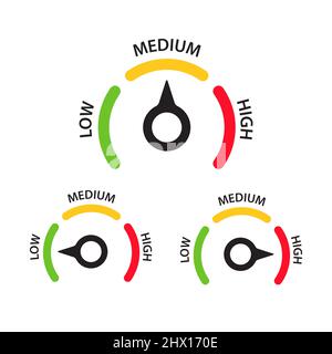Hoher, mitteltiefer Symbolvektor für Grafikdesign, Logo, Website, Social Media, mobile App, UI-Abbildung Stock Vektor