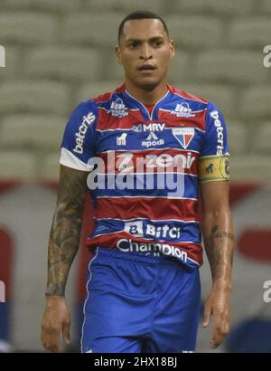 Fortaleza, Brasilien. 08. März 2022. Titi von Fortaleza während des Fußballspiels Campeonato Cearense zwischen Ferroviario und Fortaleza in der Arena Castelao, Fortaleza, Brasilien. Caior Rocha/SPP Credit: SPP Sport Press Photo. /Alamy Live News Stockfoto