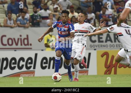 Fortaleza, Brasilien. 08. März 2022. Landazuri von Fortaleza während des Fußballspiels Campeonato Cearense zwischen Ferroviario und Fortaleza in der Arena Castelao, Fortaleza, Brasilien. Caior Rocha/SPP Credit: SPP Sport Press Photo. /Alamy Live News Stockfoto