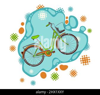 Rennrad Objekt. Vektorgrafik Stock Vektor