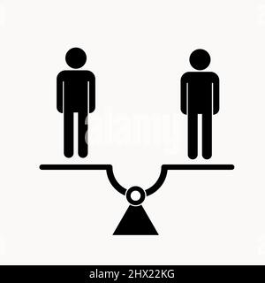 Abstraktes Vektor-Symbol auf der weißen, Illustration isoliert für Grafik-und Web-Design. Einfaches, flaches Symbol. Stock Vektor