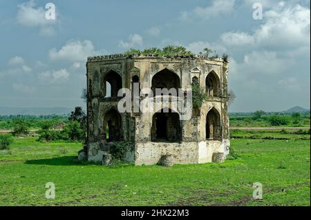 Mughal architektonisches Gebäude von Biist Baag in Ahmednagar Staat Maharashtra Indien Stockfoto