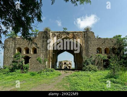 Mughal architektonisches Gebäude von Biist Baag in Ahmednagar Staat Maharashtra Indien Stockfoto