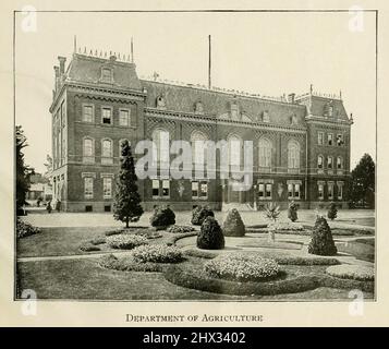 Department of Agriculture aus dem Buch "The Washington Monument Illustrated; kompletter Führer und Geschichte; authentische Zahlen und Fakten; Bildstadt von Washington" von Ina Capitola Emery, Veröffentlicht im Jahr 1913 Stockfoto