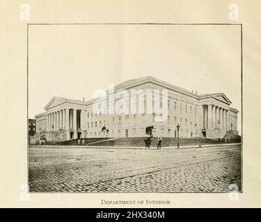 Innenministerium, Washington aus dem Buch "The Washington Monument Illustrated; komplette Führung und Geschichte; authentische Zahlen und Fakten; Bildstadt von Washington" von Ina Capitola Emery, Veröffentlicht im Jahr 1913 Stockfoto