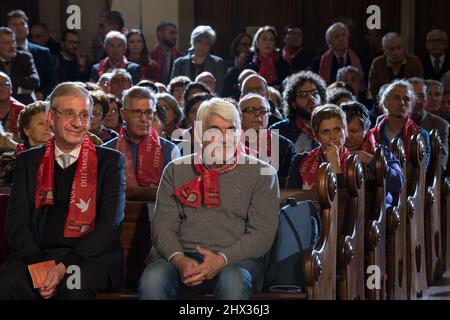 Rom, Italien 28/10/2017: Feier zum 500.. Jahrestag der protestierenden Reformation, gefördert durch die FCEI und den Rat der Evangelischen Kirchen. Valdese Tempel auf der Piazza Cavour. © Andrea Sabbadini Stockfoto