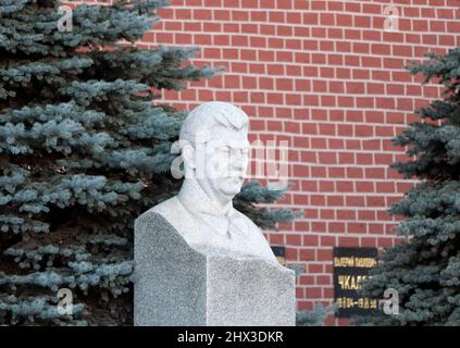 Grab des sowjetischen Diktators Josef Stalin auf dem Roten Platz in Moskau, Russland Stockfoto