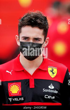 Sakhir, Bahrain. 9.. März 2022. Charles Leclerc (MON) Ferrari. Formula One Testing, Mittwoch, 9.. März 2022. Sakhir, Bahrain. Stockfoto