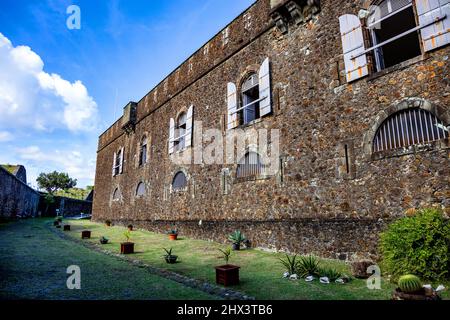 Fort Napoleon, Terre-de-Haut, Iles des Saintes, Les Saintes, Guadeloupe, Kleinere Antillen, Karibik. Stockfoto