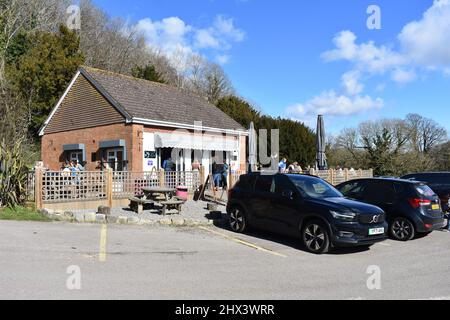 Mrs Marco's Cafe, Pothkerry Country Park, Barry, Glamorgan, Wales Stockfoto