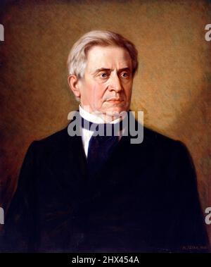 Porträt des amerikanischen Wissenschaftlers Joseph Henry (1797-1878) von Henry Ulke, Öl auf Leinwand, 1885 Stockfoto