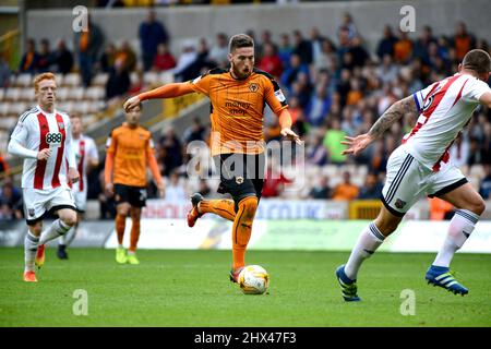 Matt Doherty of Wolves. Wolverhampton Wanderers gegen Brentford bei Molineux 24/09/2016 - Sky Bet Championship Stockfoto