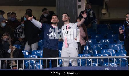 Madrid, Spanien. 09. März 2022. 09. März 2022; Santiago-Bernabeu-Stadion, Madrid, Spanien; Champions-League-Fußball, Runde von 16, 2. Teilstrecken, Real Madrid vs. Paris Saint Germain PSG; 900/Cordon Press Credit: CORDON PRESS/Alamy Live News Stockfoto