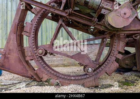 York.Yorkshire.Vereinigtes Königreich.Februar 16. 2022.Im Yorkshire Museum of Farming Ist Ein Buckeye Gracher Modell 16sd zu sehen Stockfoto