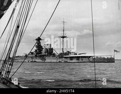 H.M.S. Malaya. 20. November 1939. (Foto von Sport & General Press Agency Ltd.). Stockfoto