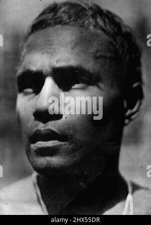 Salomonen - Bevölkerung - Männer. 01. August 1942. Stockfoto