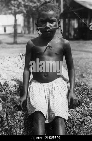 Salomonen - Bevölkerung - Frauen Und Kinder. 16. August 1942. Stockfoto