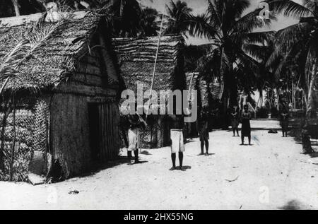 Typische Szene auf den Salomonen. 18. August 1942. Stockfoto