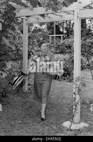 Eileen Seymour brachte Doreen 1922 auf die Bühne. Sie verliebte sich so sehr in die Rolle, dass sie ihr Leben später darauf modellierte. 12. Januar 1955. Stockfoto