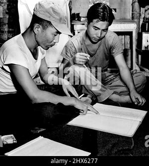 Japanisches Pow (Sydney). 13. Dezember 1949. (Foto vom offiziellen Foto der US-Marine).;Japanischer Pow (Sydney). Stockfoto