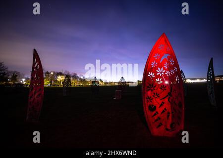 Sutherland Memorial Park Guildford Surrey England Stockfoto