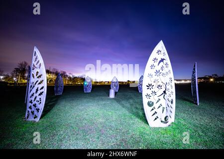 Sutherland Memorial Park Guildford Surrey England Stockfoto