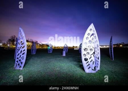 Sutherland Memorial Park Guildford Surrey England Stockfoto