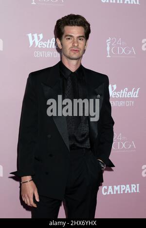 9. März 2022, Santa Monica, CA, USA: LOS ANGELES - 9. MÄRZ: Andrew Garfield beim Annual Costume Designers Guild Award 24. auf der Eli and Edythe Broad Stage am 9. März 2022 in Santa Monica, CA (Bildquelle: © Kay Blake/ZUMA Press Wire) Stockfoto