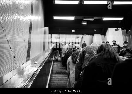 Straßenfotografie, Mètro, Marseille Provence Frankreich Paca Stockfoto