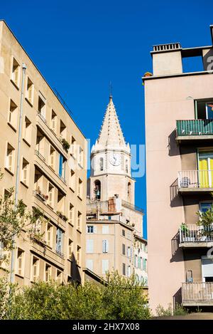 Eglise des Accoules Quartier du Panier, Marseille, Frankreich, Bouches-du-Rhône Paca 13 Stockfoto