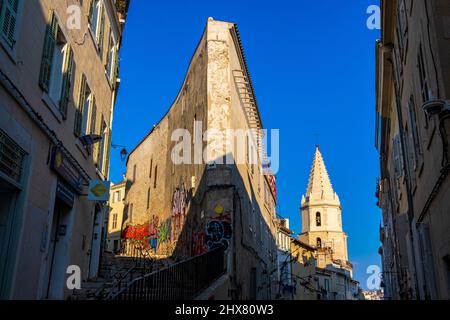 Eglise des Accoules Quartier du Panier, Marseille, Frankreich, Bouches-du-Rhône Paca 13 Stockfoto