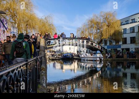 Macclesfield Bridge, Camden Town, London, England, Großbritannien Stockfoto