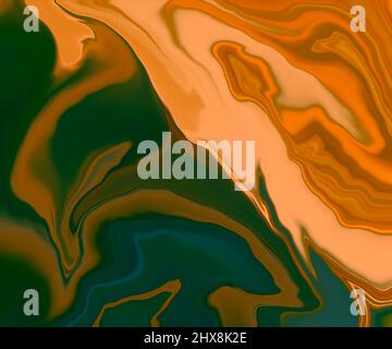 Flüssige Kunstfarbe durch Visax Stockfoto