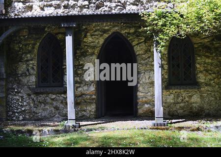 Das Cilwendeg Shell House in Pembrokeshire Stockfoto