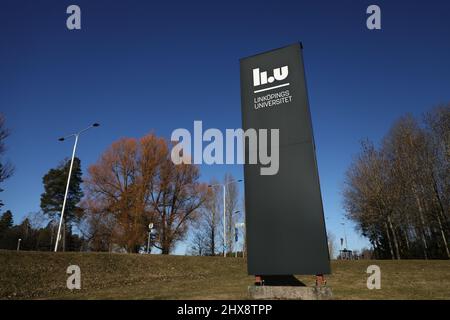 Universität Linköping in der Stadt Linköping, Schweden. Stockfoto