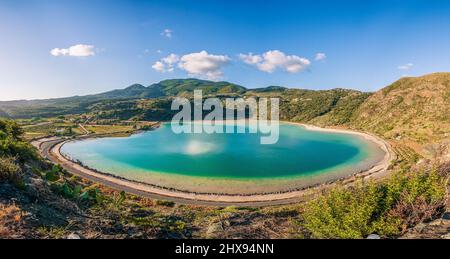 Pantelleria-Inseln, venussee, lago di venere. Sizilien, italien. Stockfoto