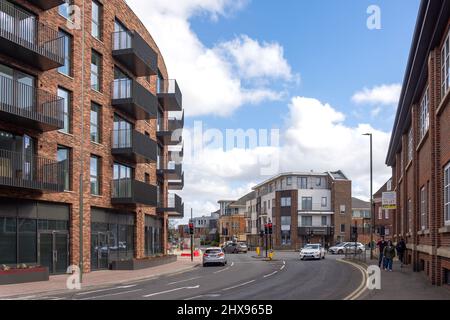 Church Road, Egham, Surrey, England, Vereinigtes Königreich Stockfoto