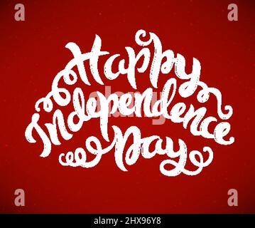Frohes Unabhängigkeitstag von Amerika. Vektorgrafik. Stock Vektor
