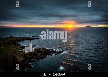 Turnberry Lighthouse, Turnberry, Ayrshire, Schottland, Großbritannien Stockfoto