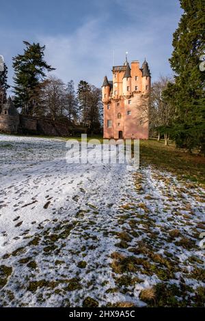 Craigievar Castle, Alford, Aberdeenshire, Schottland, Großbritannien Stockfoto