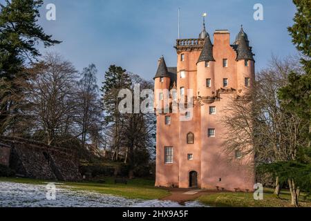 Craigievar Castle, Alford, Aberdeenshire, Schottland, Großbritannien Stockfoto