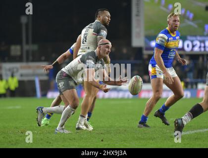 Leeds, Großbritannien. 10. März 2022. Hull FCS Danny Houghton während des Betfred Super League-Spiels zwischen Leeds Rhinos und Hull FC am 10.03.2022 im Headingley Stadium, Leeds, Großbritannien Credit: Craig Cresswell/Alamy Live News Stockfoto