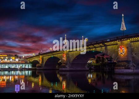 Eine London Bridge in Lake Havasu, Arizona Stockfoto