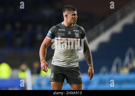 Leeds, Großbritannien. 10. März 2022. Joe Cator (15) von Hull FC während des Spiels in , am 3/10/2022. (Foto von Craig Thomas/News Images/Sipa USA) Quelle: SIPA USA/Alamy Live News Stockfoto