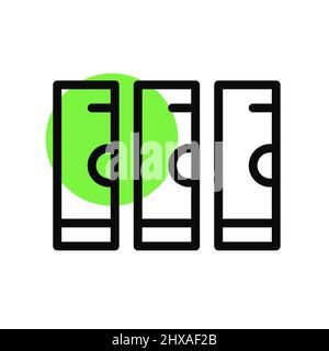 Grafik-Symbol für Serverdatenspeicher. Pixelgenaue, bearbeitbare Kontur Stock Vektor