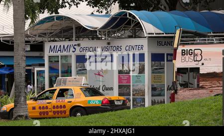 Miamis Offizielles Besucherzentrum - MIAMI, FLORIDA - 14. FEBRUAR 2022 Stockfoto