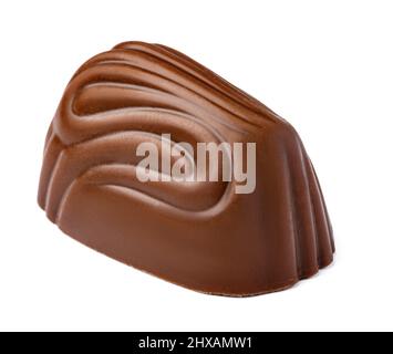 Schokolade candie isoliert auf weiß Stockfoto