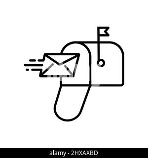 Abstraktes Vektor-Symbol auf der weißen, Illustration isoliert für Grafik-und Web-Design. Einfaches, flaches Symbol. Stock Vektor